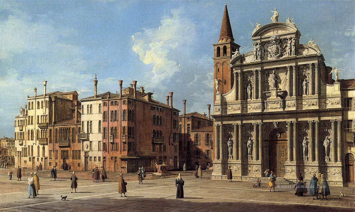 Santa Maria Zobenigo Canaletto Ölgemälde